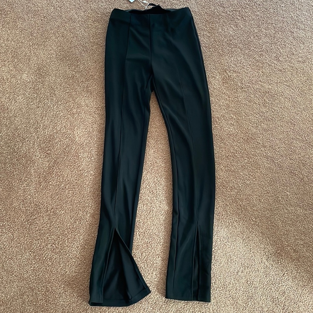 Split hem pants